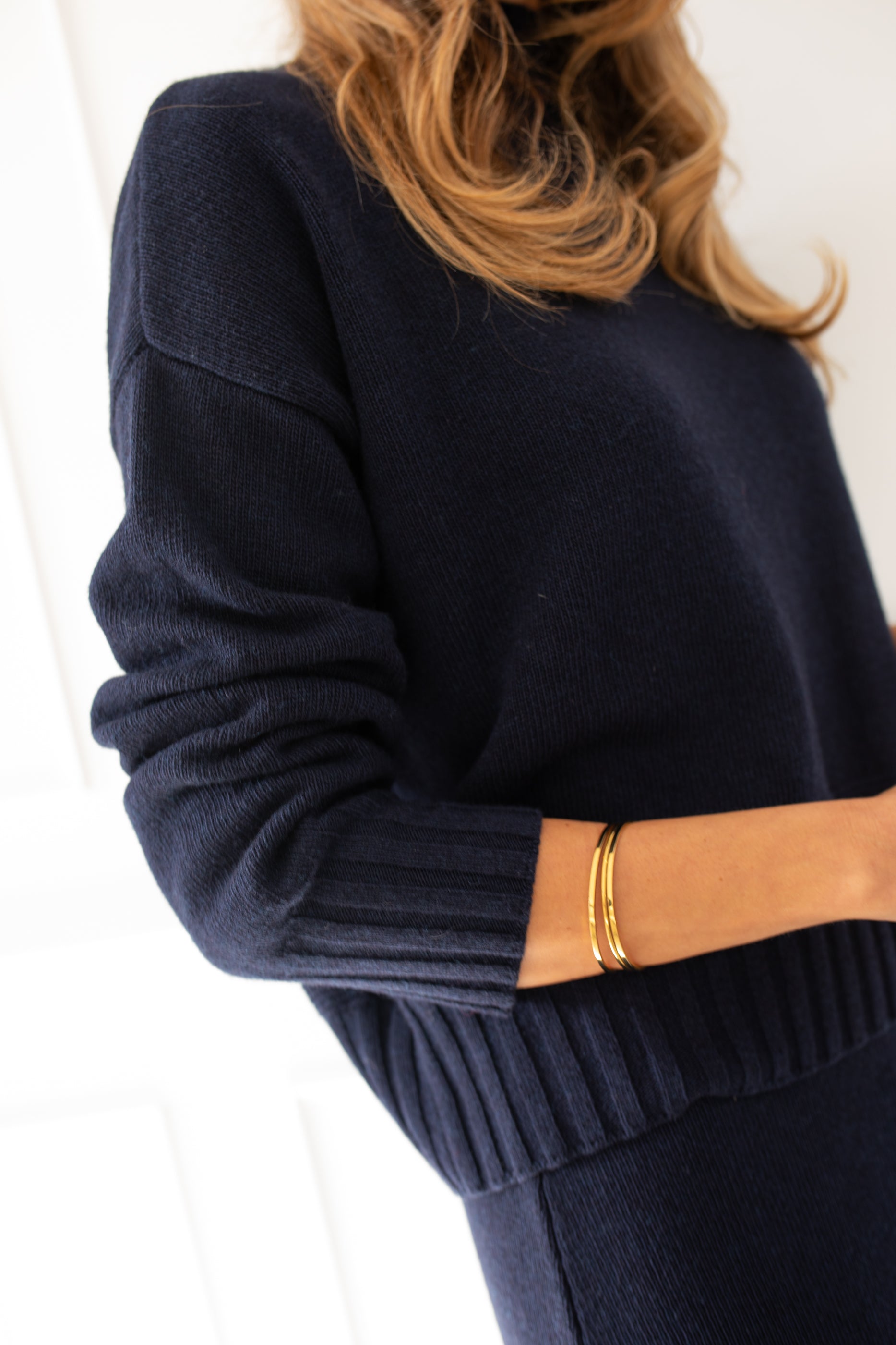 Malpas Navy Sweater