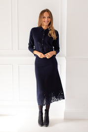 Sidcup Navy Skirt