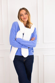 Fleck Hooded Scarf