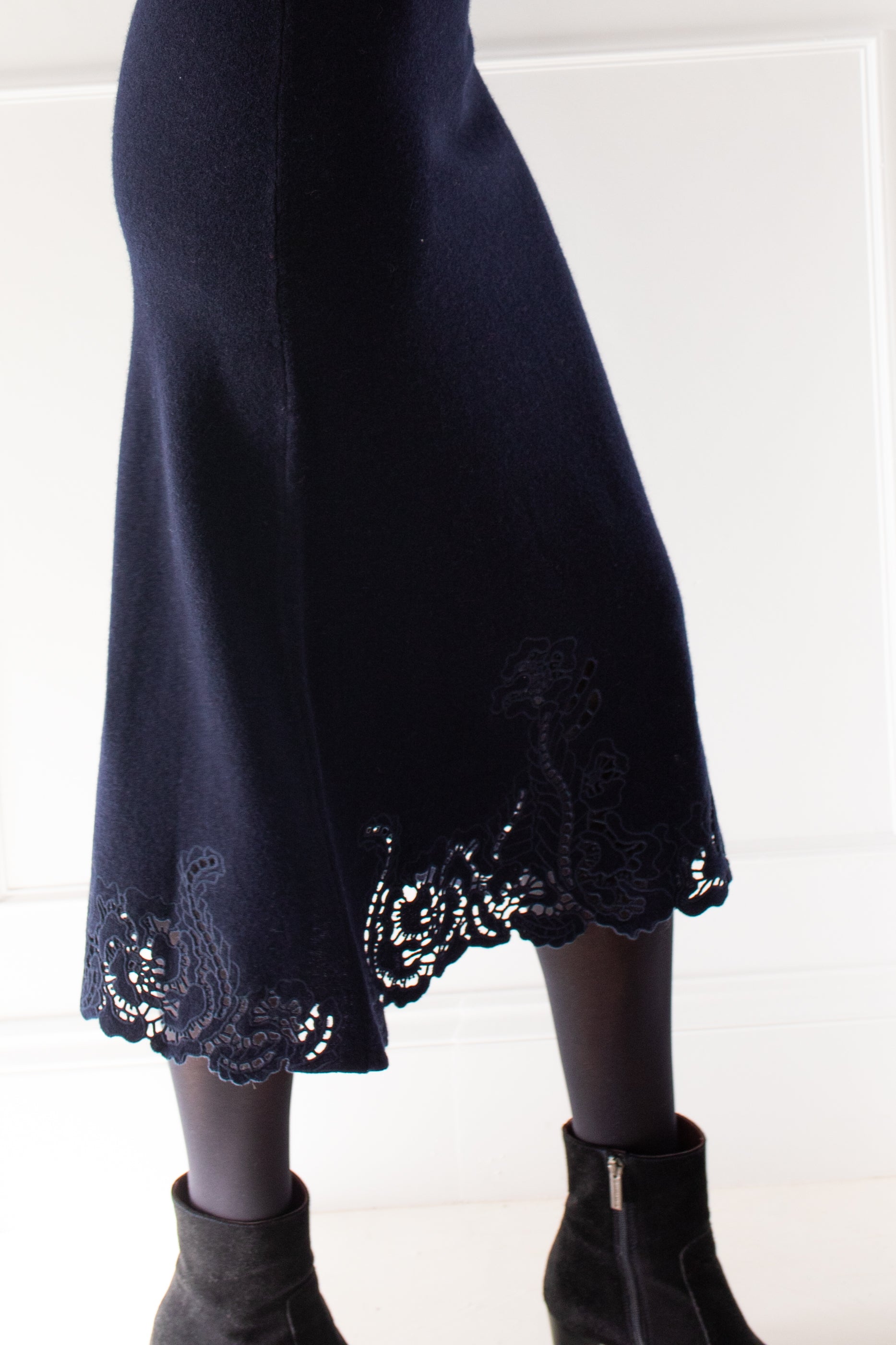 Sidcup Navy Skirt