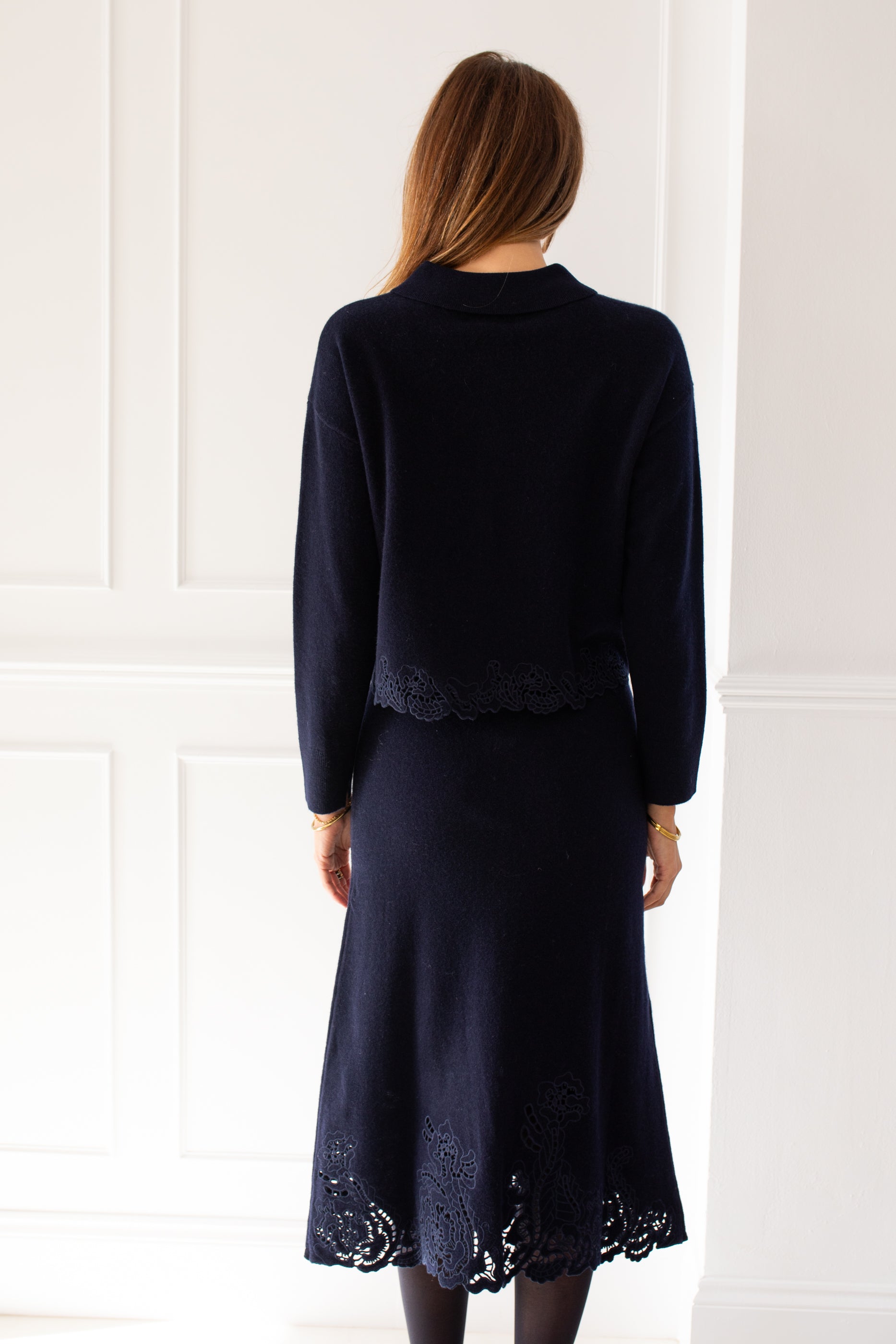 Sidcup Navy Skirt