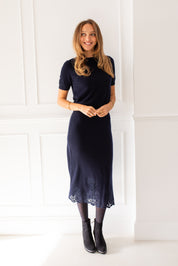 Shotts Navy Knit