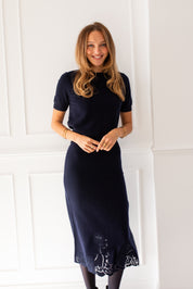 Shotts Navy Knit