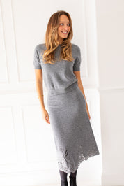 Shotts Grey Knit