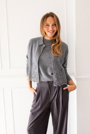 Sidmouth Grey Cardigan