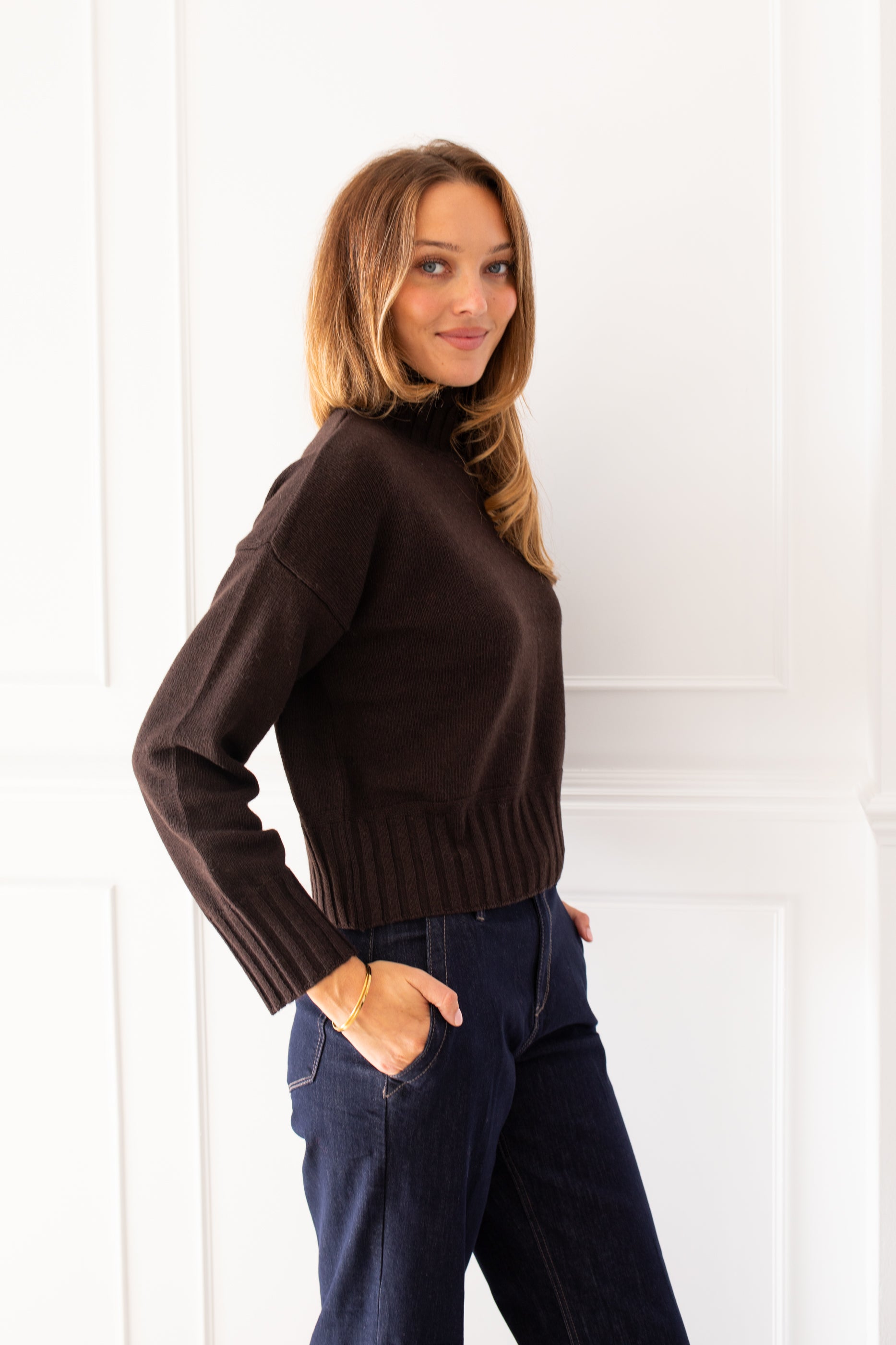 Malpas Mocca Sweater