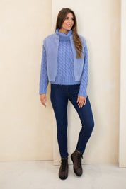 Elona Blue Waistcoat