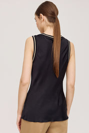 Alba Sleeveless Top - Black