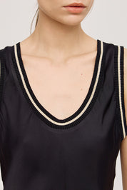 Alba Sleeveless Top - Black