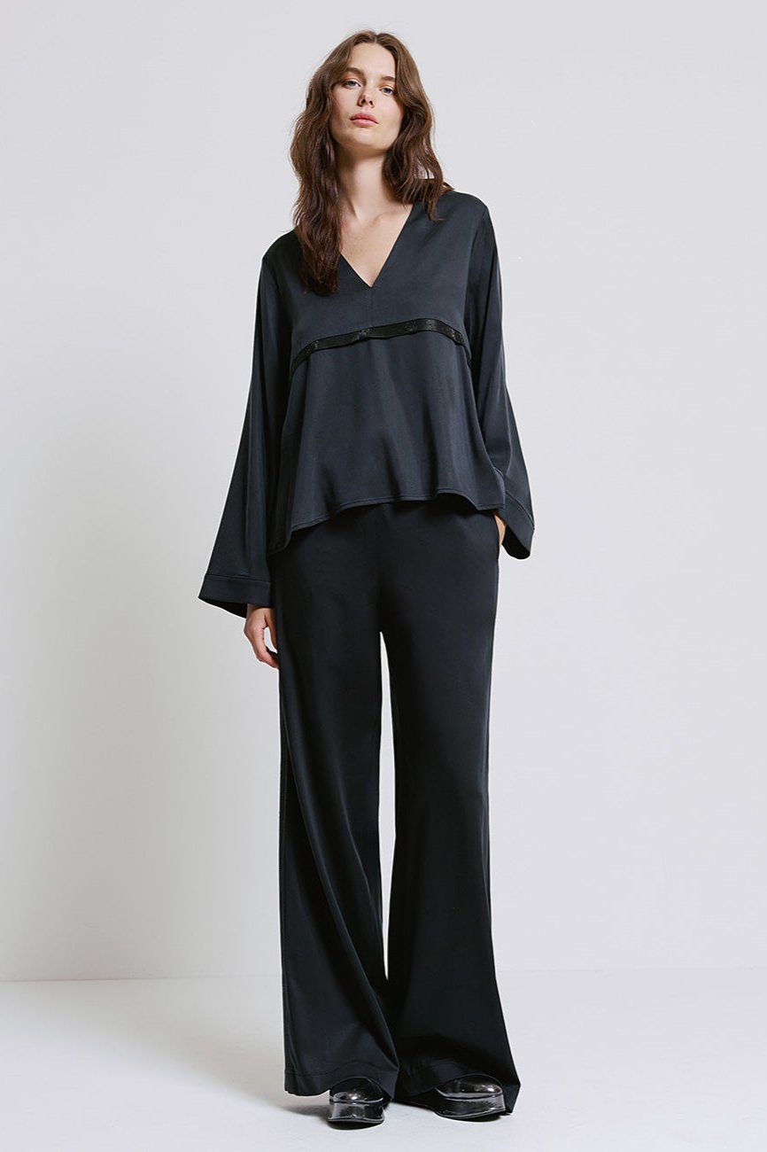 Ariento Wide Leg Trousers