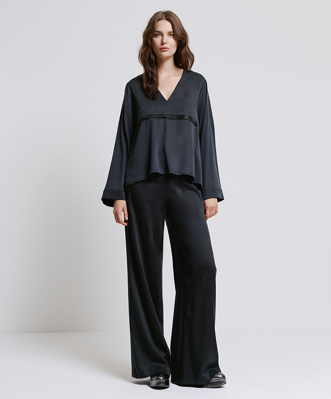 Ariento Wide Leg Trousers