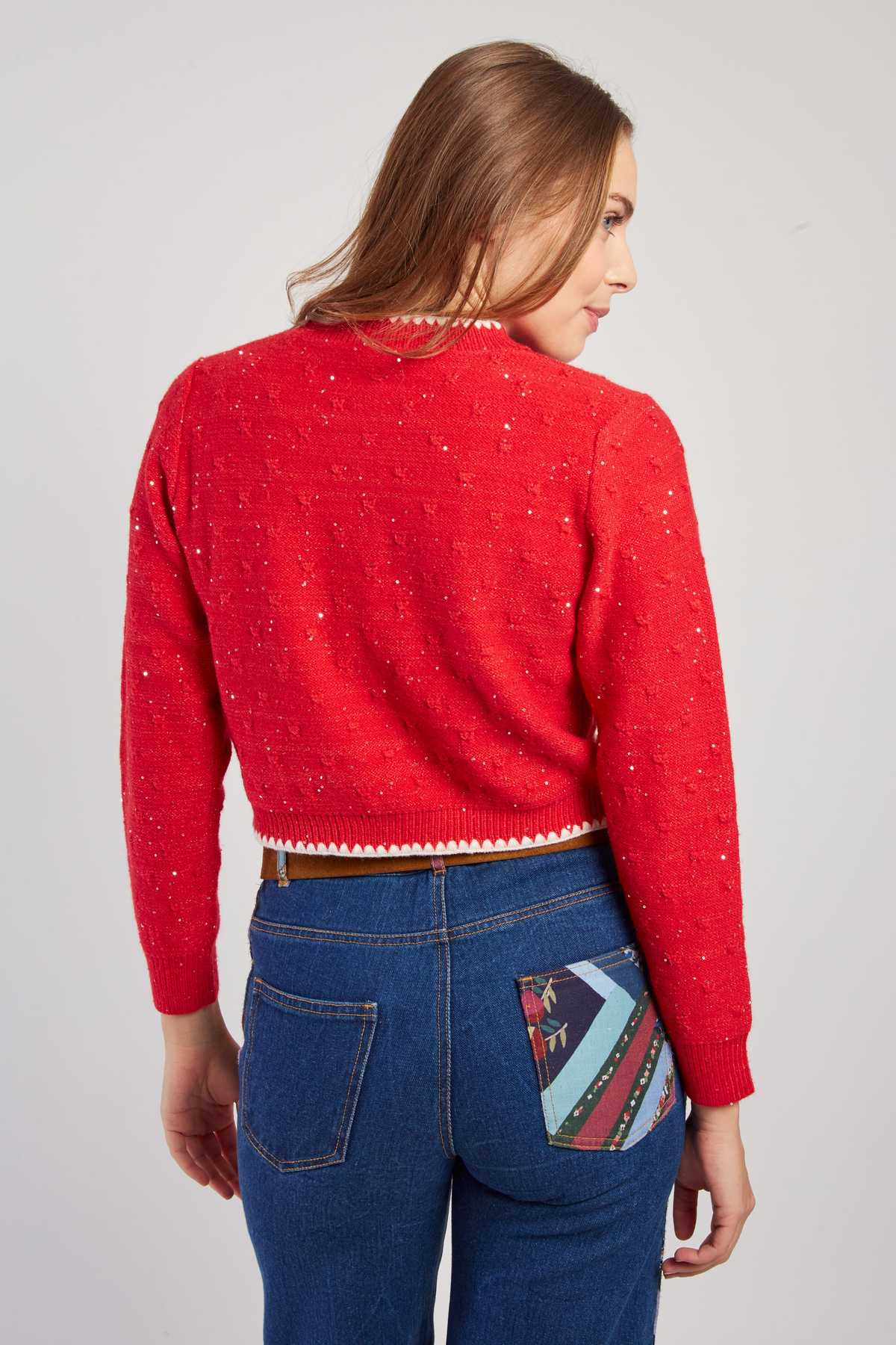 Dalaba Cardigan Red