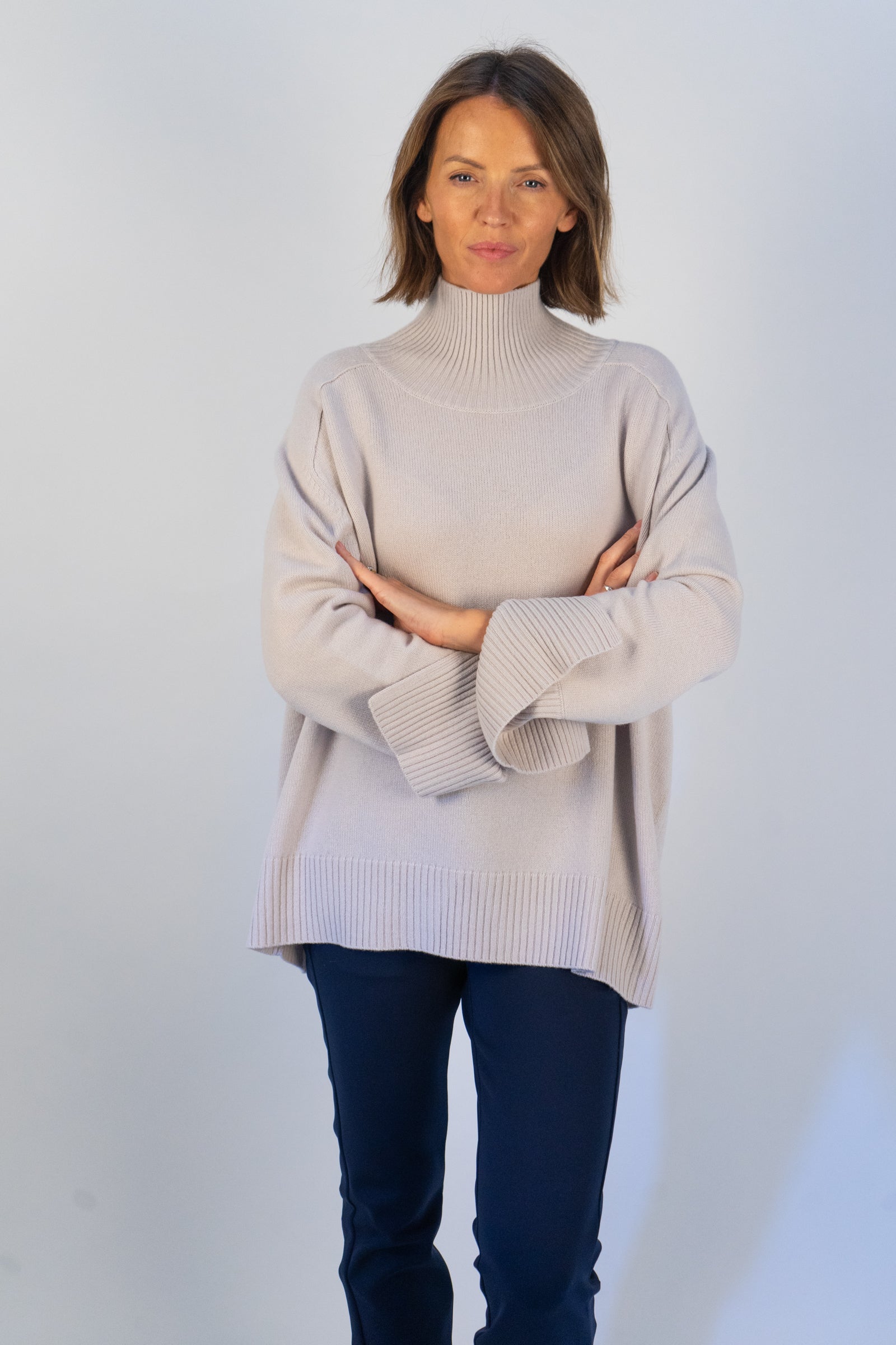 Sand Cashmere Sweater