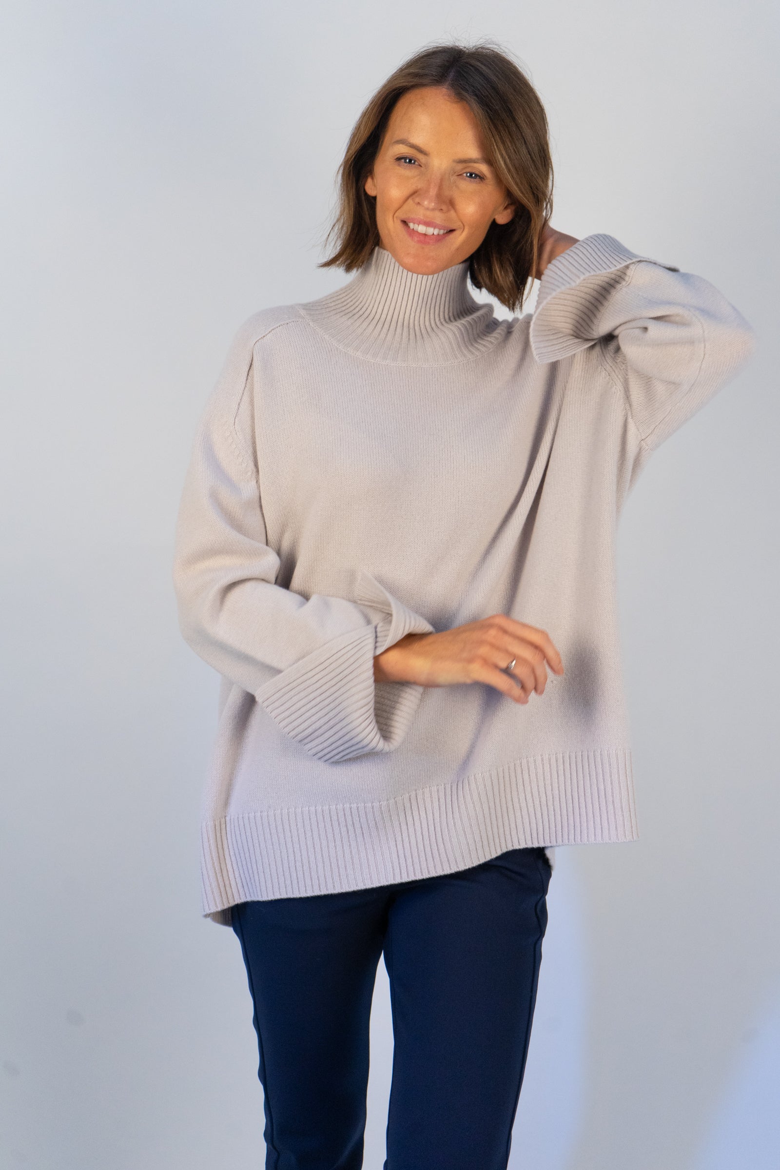 Sand Cashmere Sweater