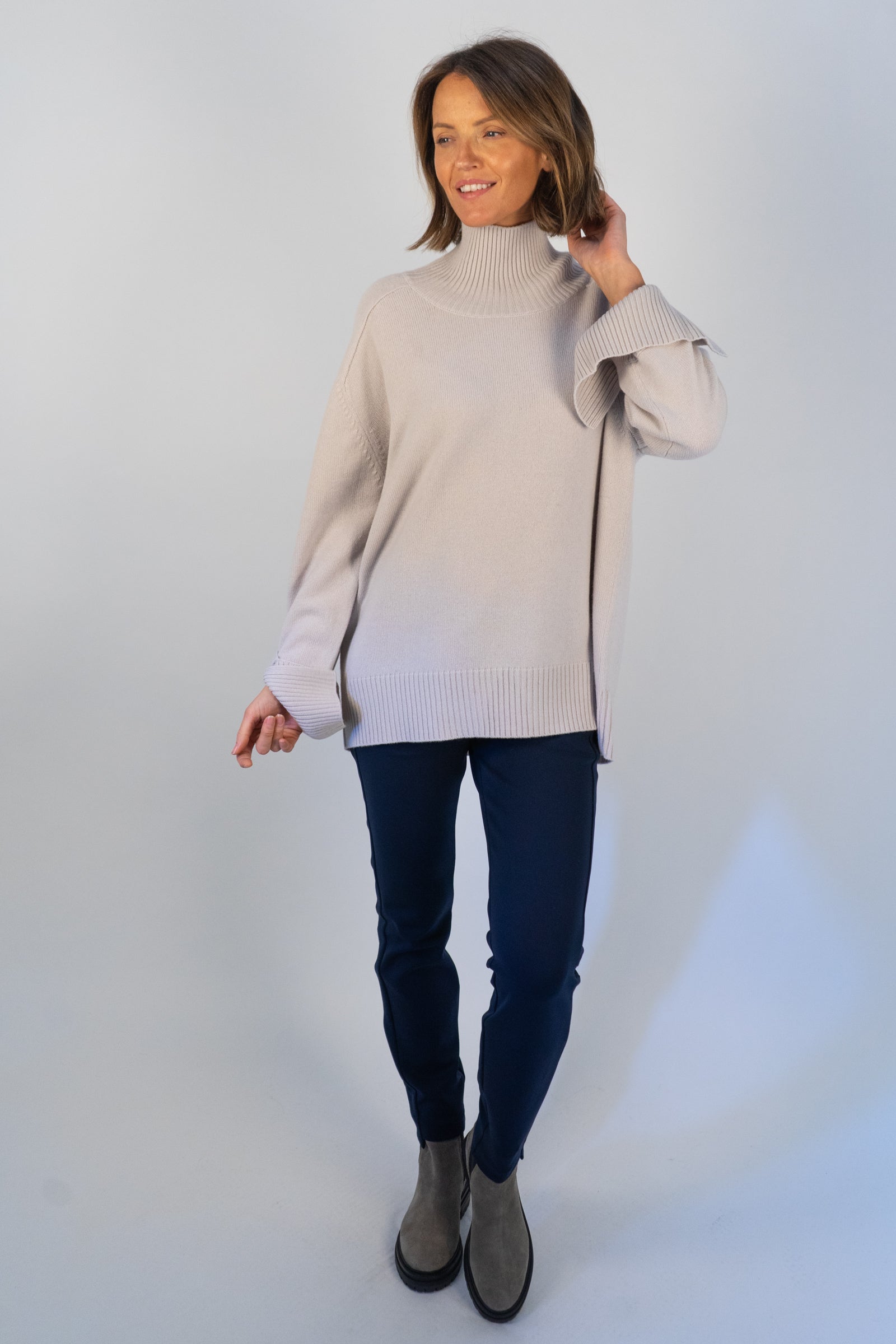 Sand Cashmere Sweater