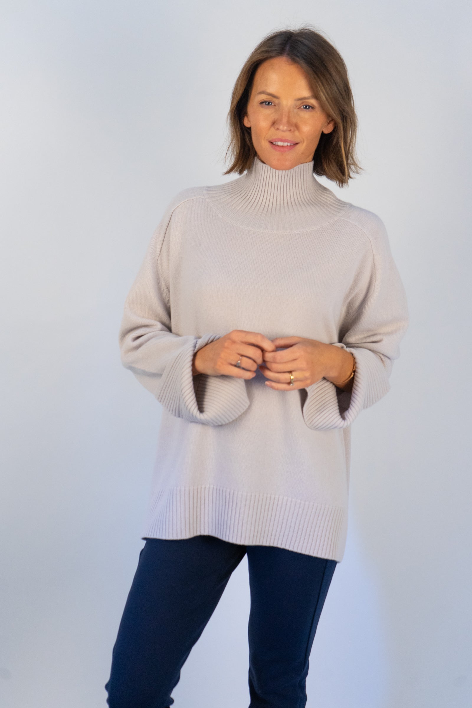 Sand Cashmere Sweater