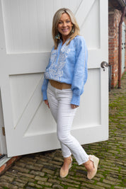 Annsofie Blue Blouse