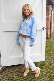 Annsofie Blue Blouse