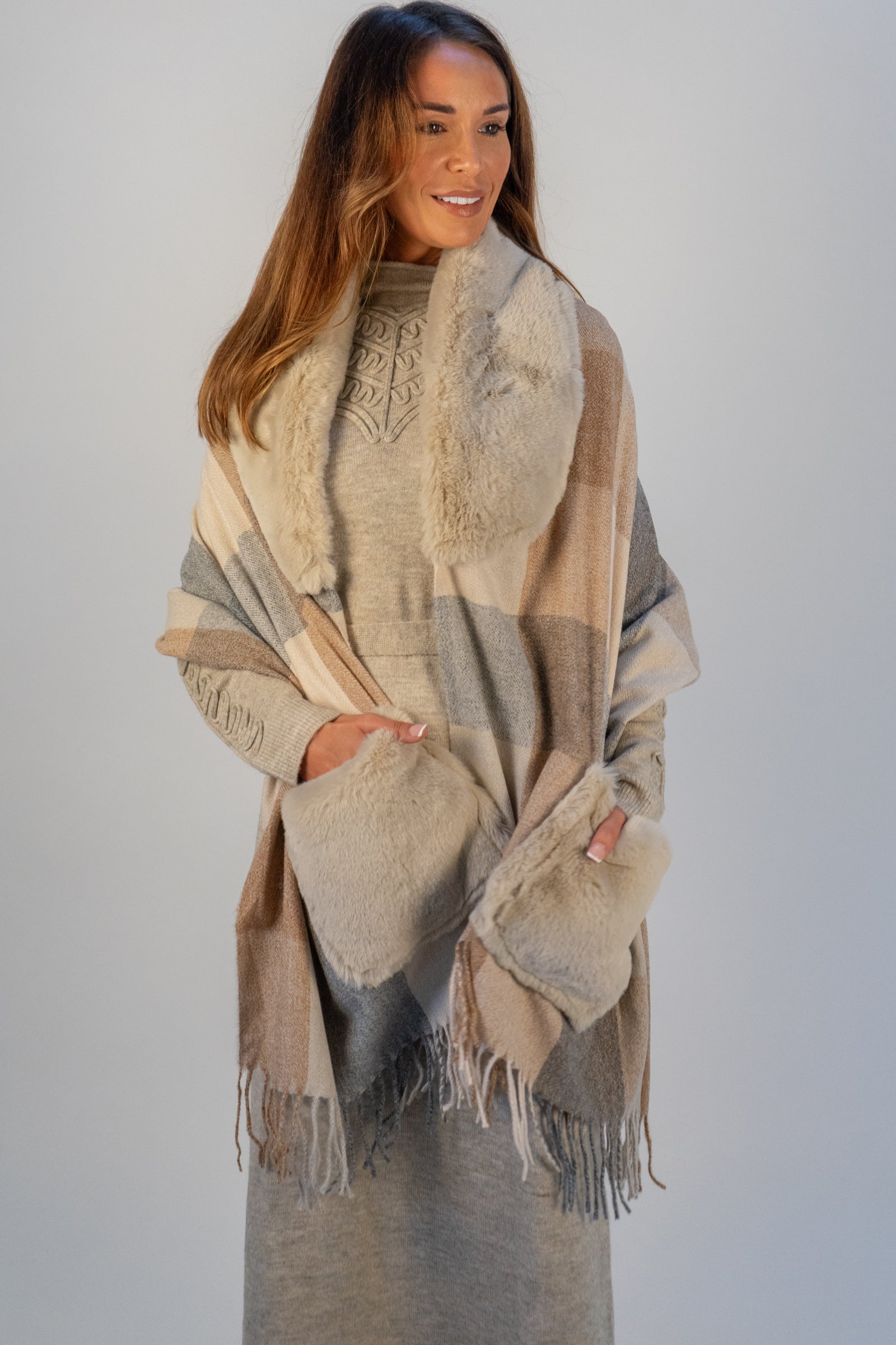 Fur Poncho