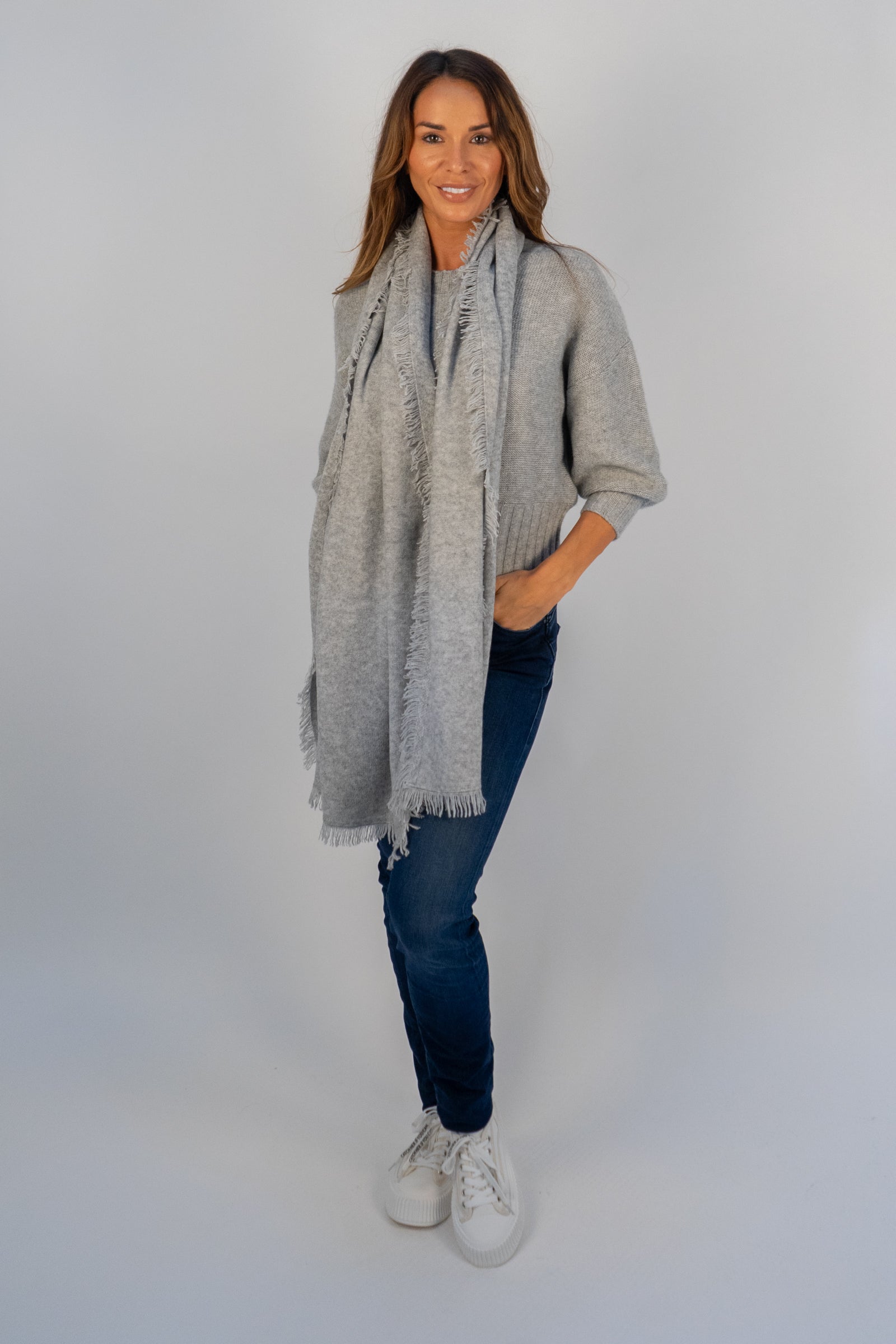 Earl Grey Cashmere Scarf