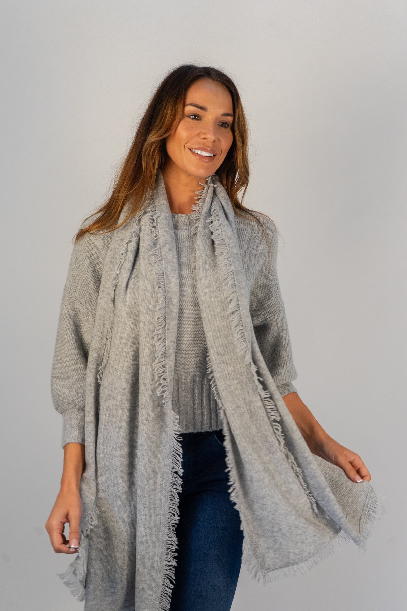 Earl Grey Cashmere Scarf