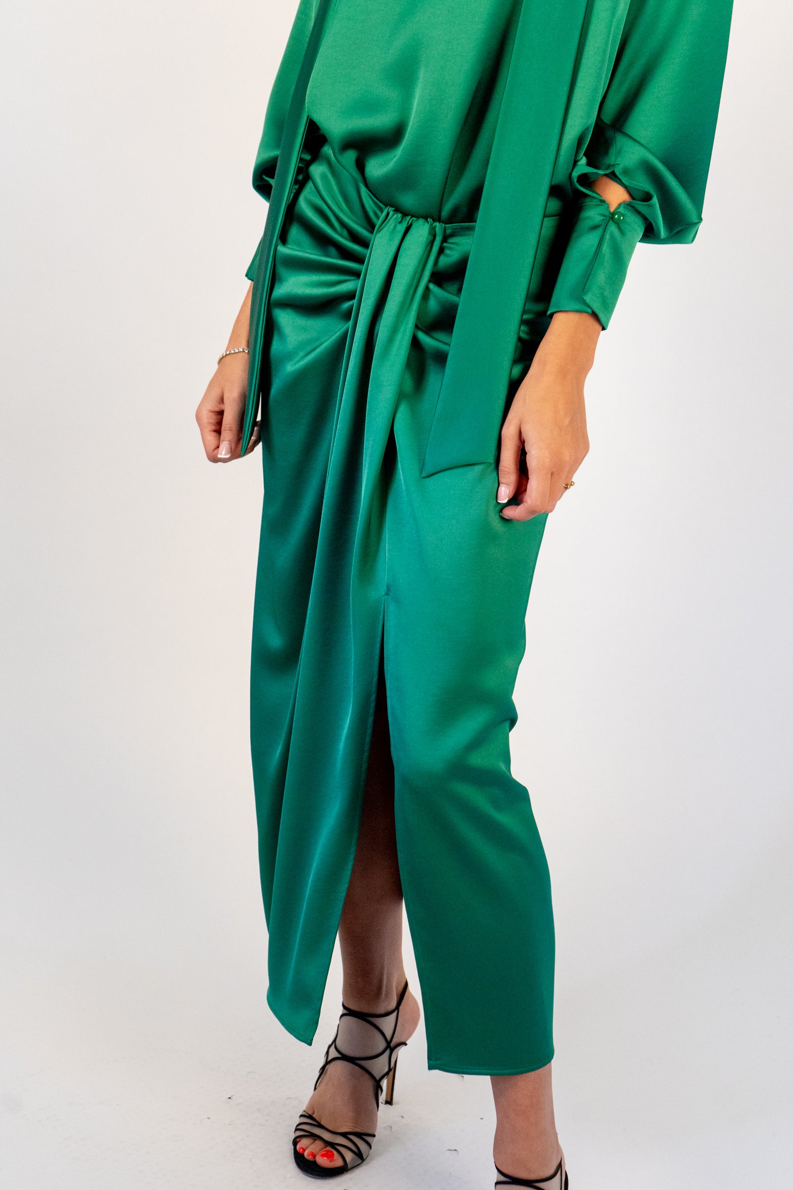 Emerald Drape Skirt