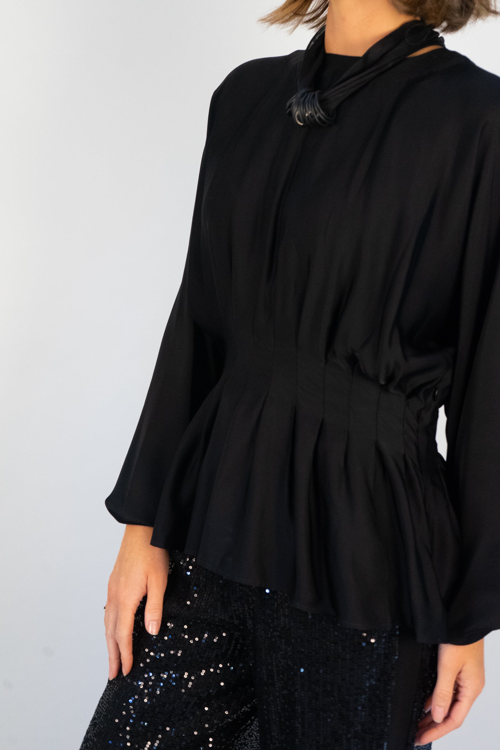 Mila Pleated Blouse