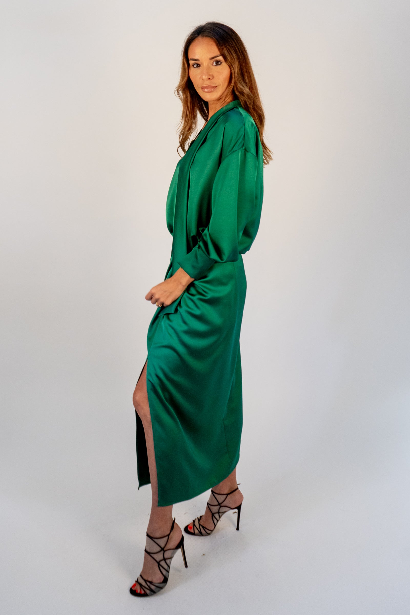 Emerald Drape Skirt