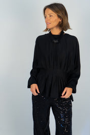 Mila Pleated Blouse