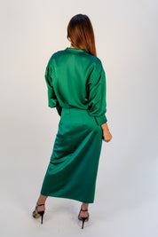 Emerald Drape Skirt