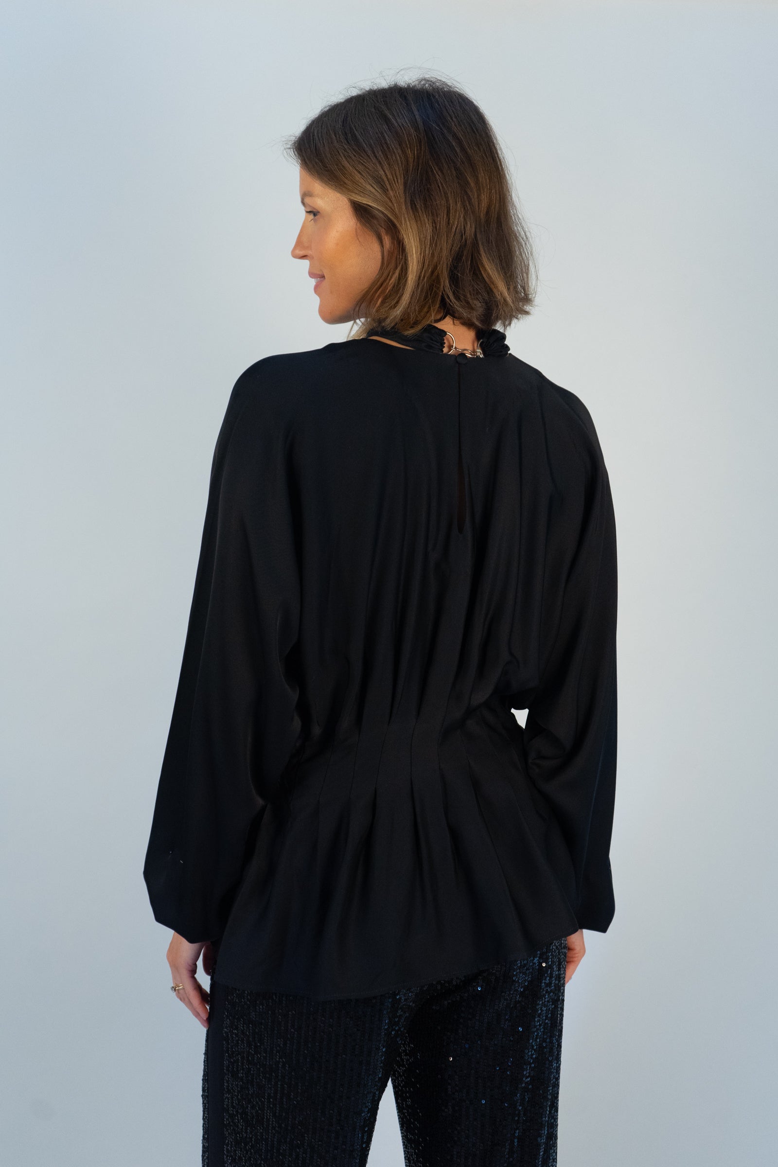 Mila Pleated Blouse