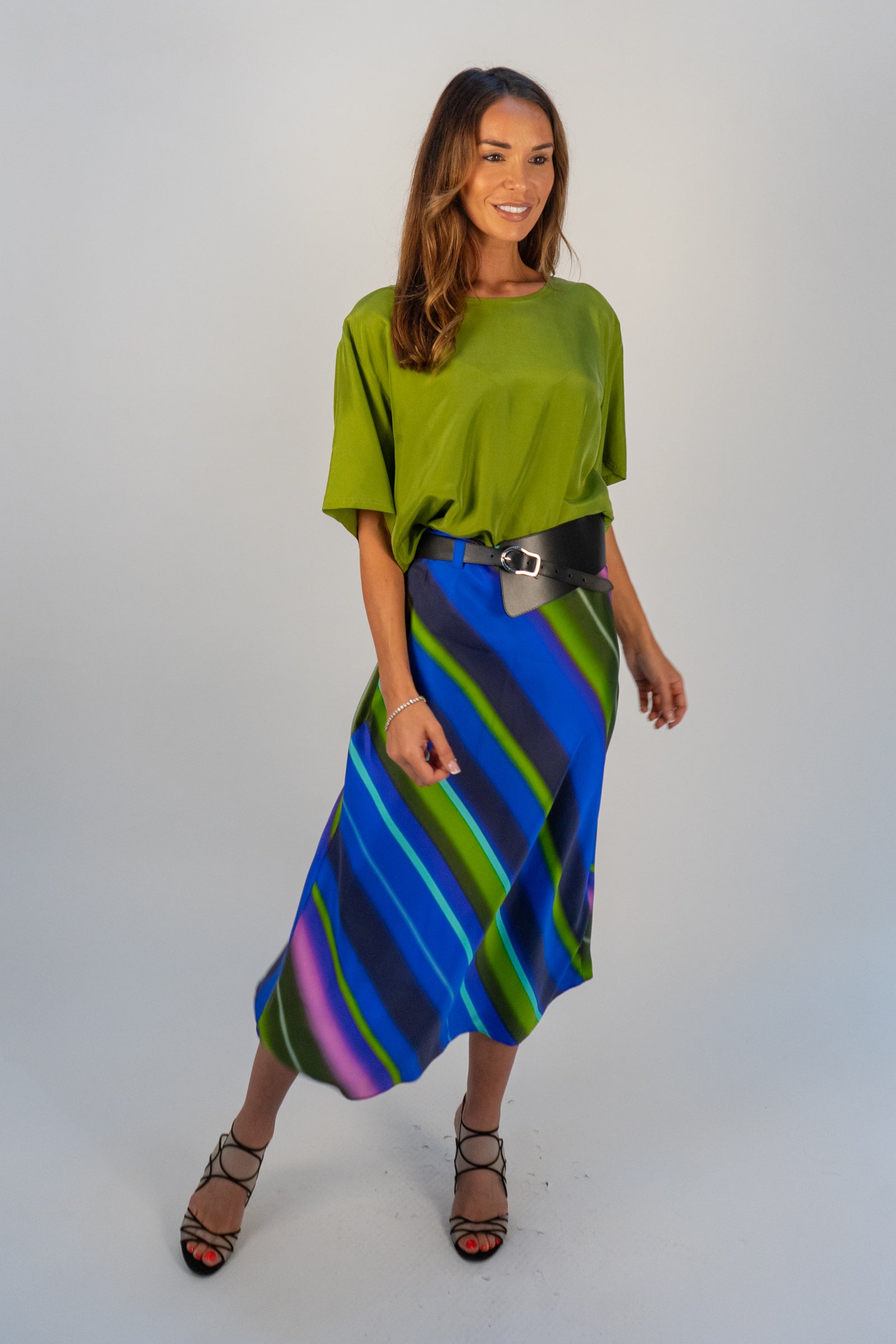 Citylight Stripes Skirt