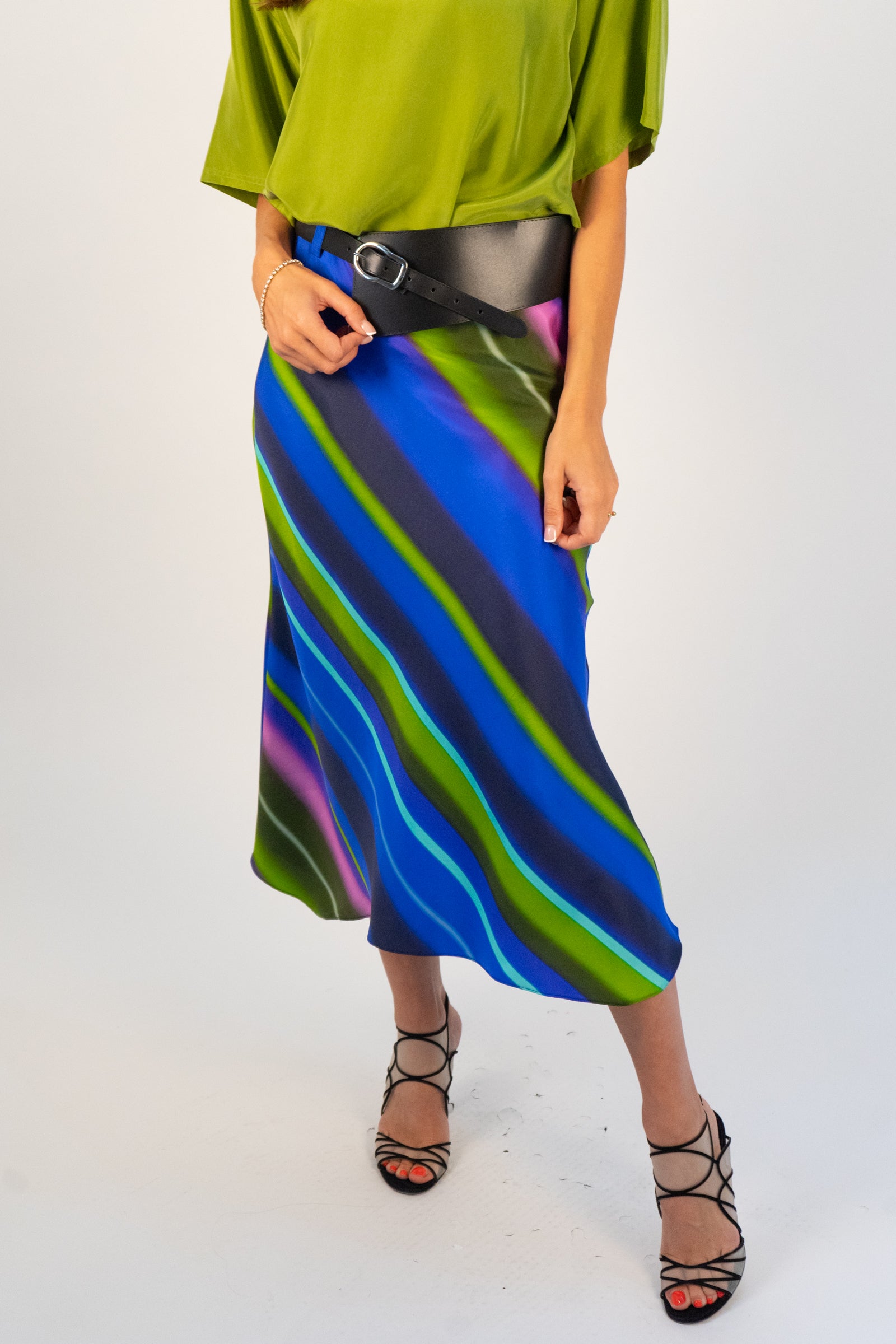 Citylight Stripes Skirt