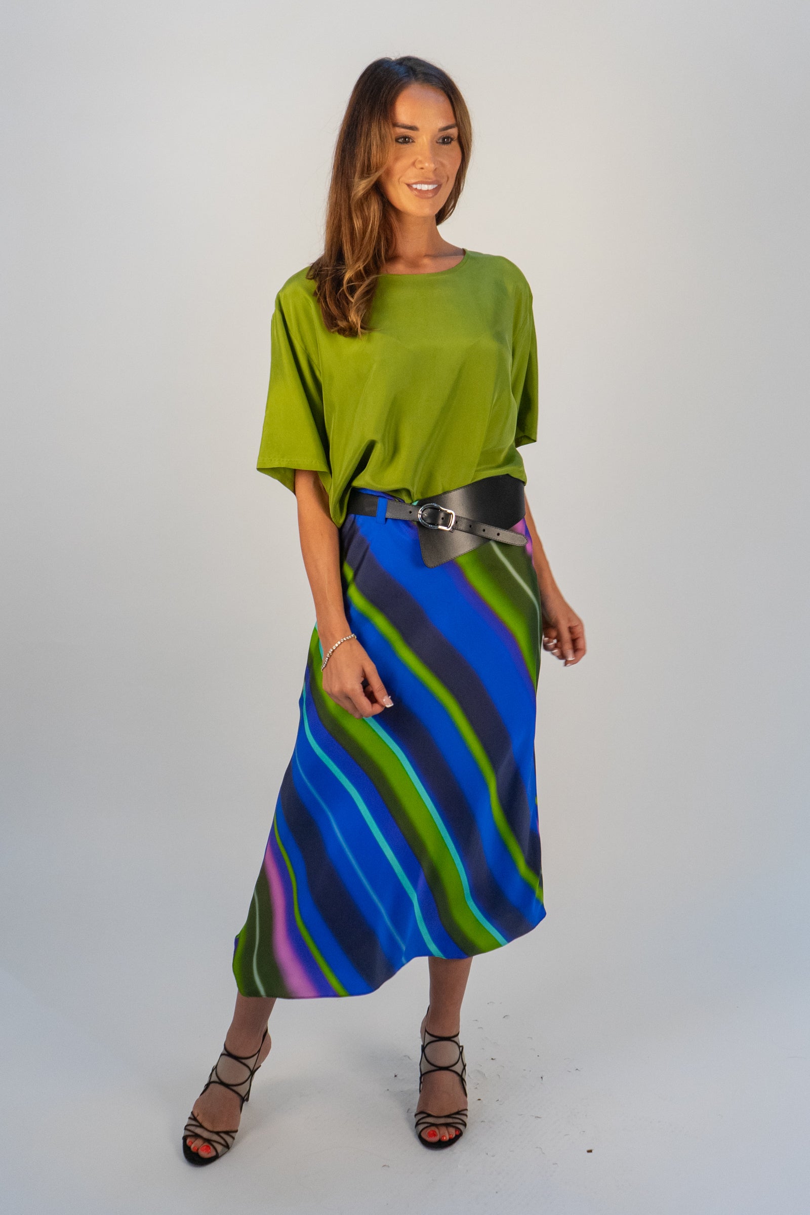 Citylight Stripes Skirt