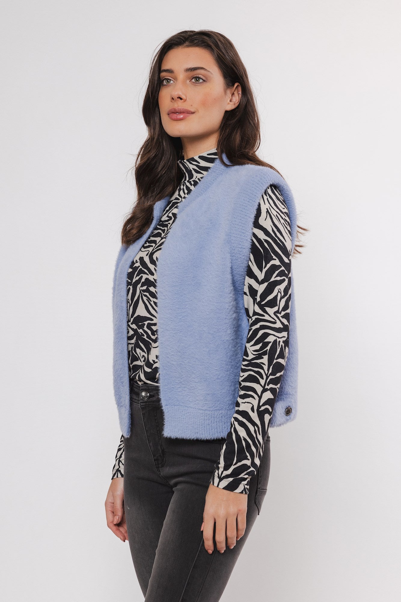 Elona Blue Waistcoat