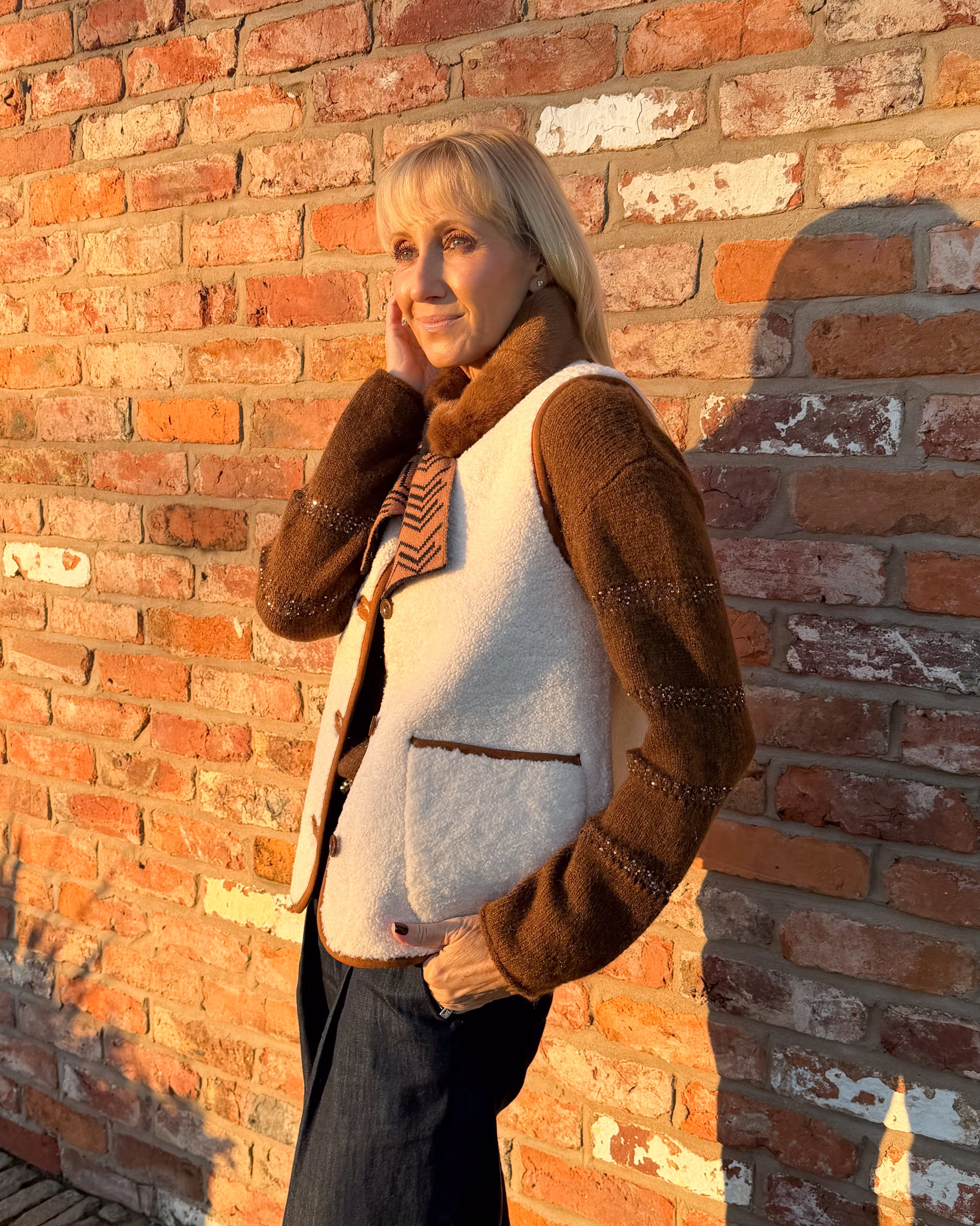 Friend Tan Waistcoat