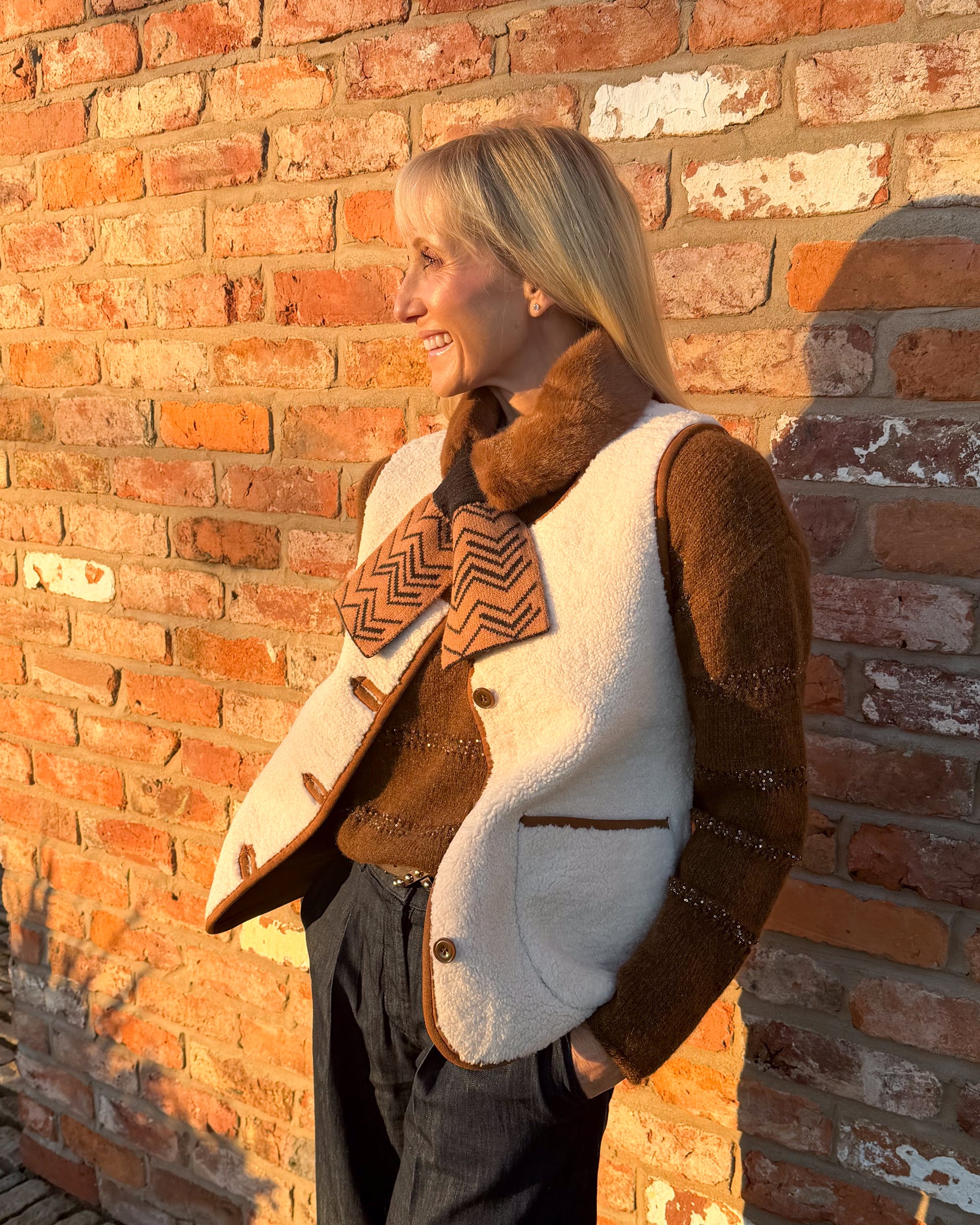 Friend Tan Waistcoat