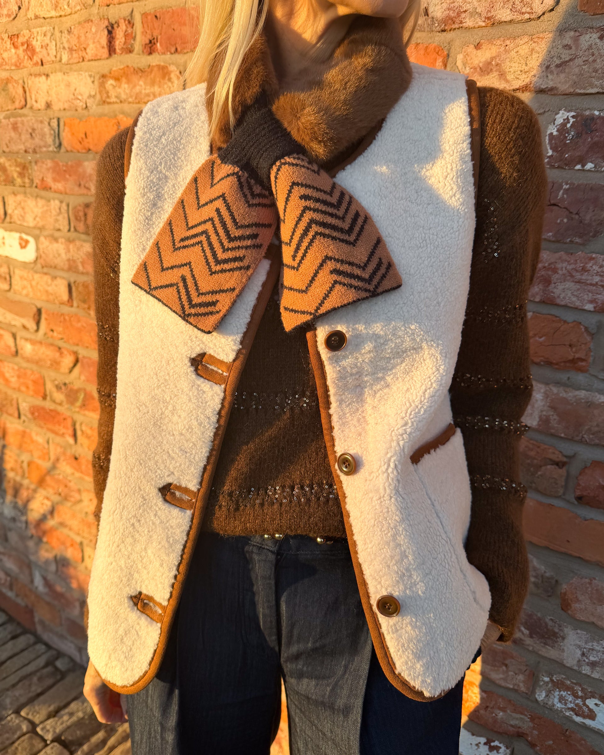 Friend Tan Waistcoat