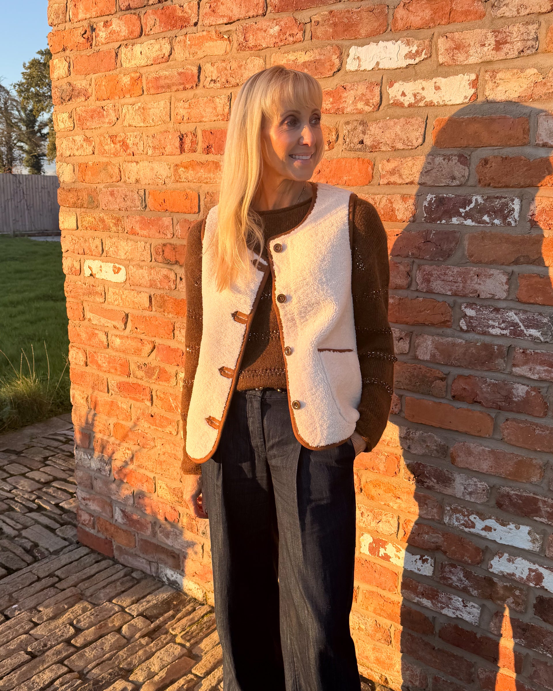 Friend Tan Waistcoat