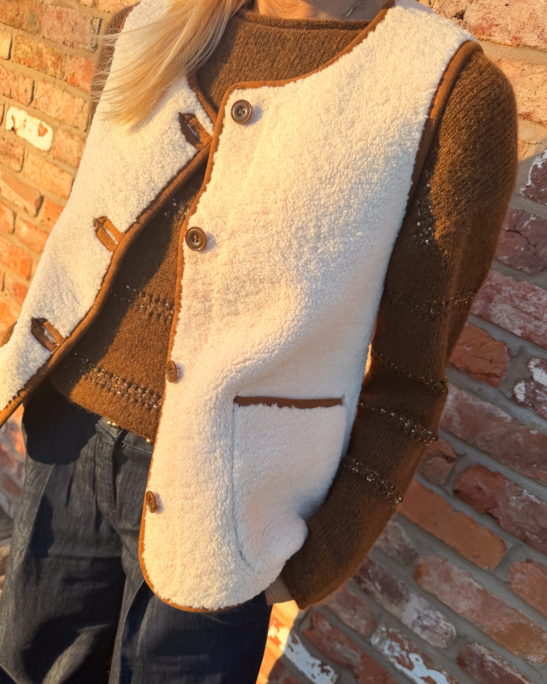 Friend Tan Waistcoat