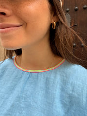 Blue Demi Top