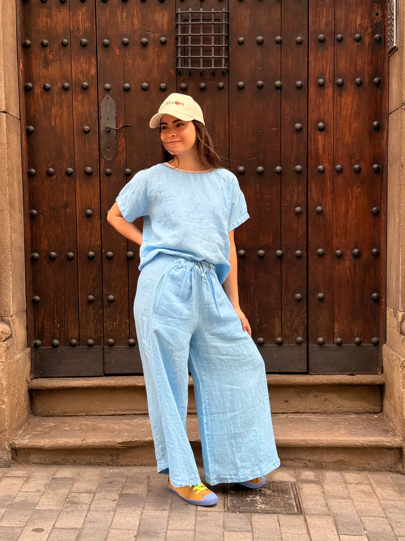 Blue Demi Top