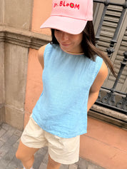 Blue Della Top