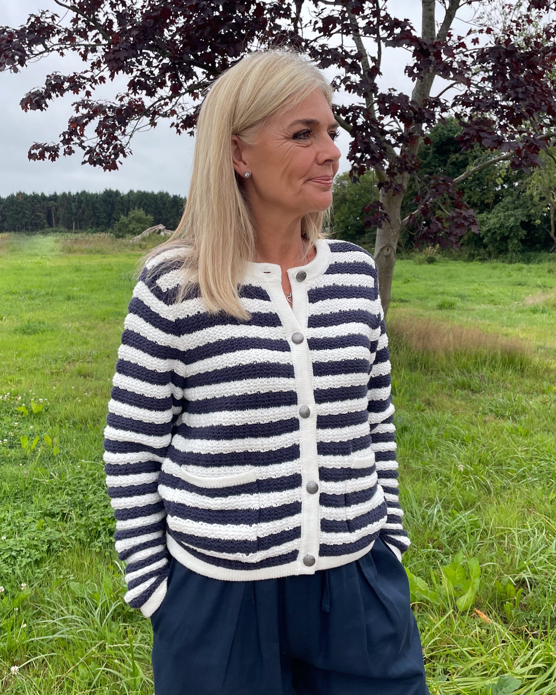 Bryony Stripe Cardigan