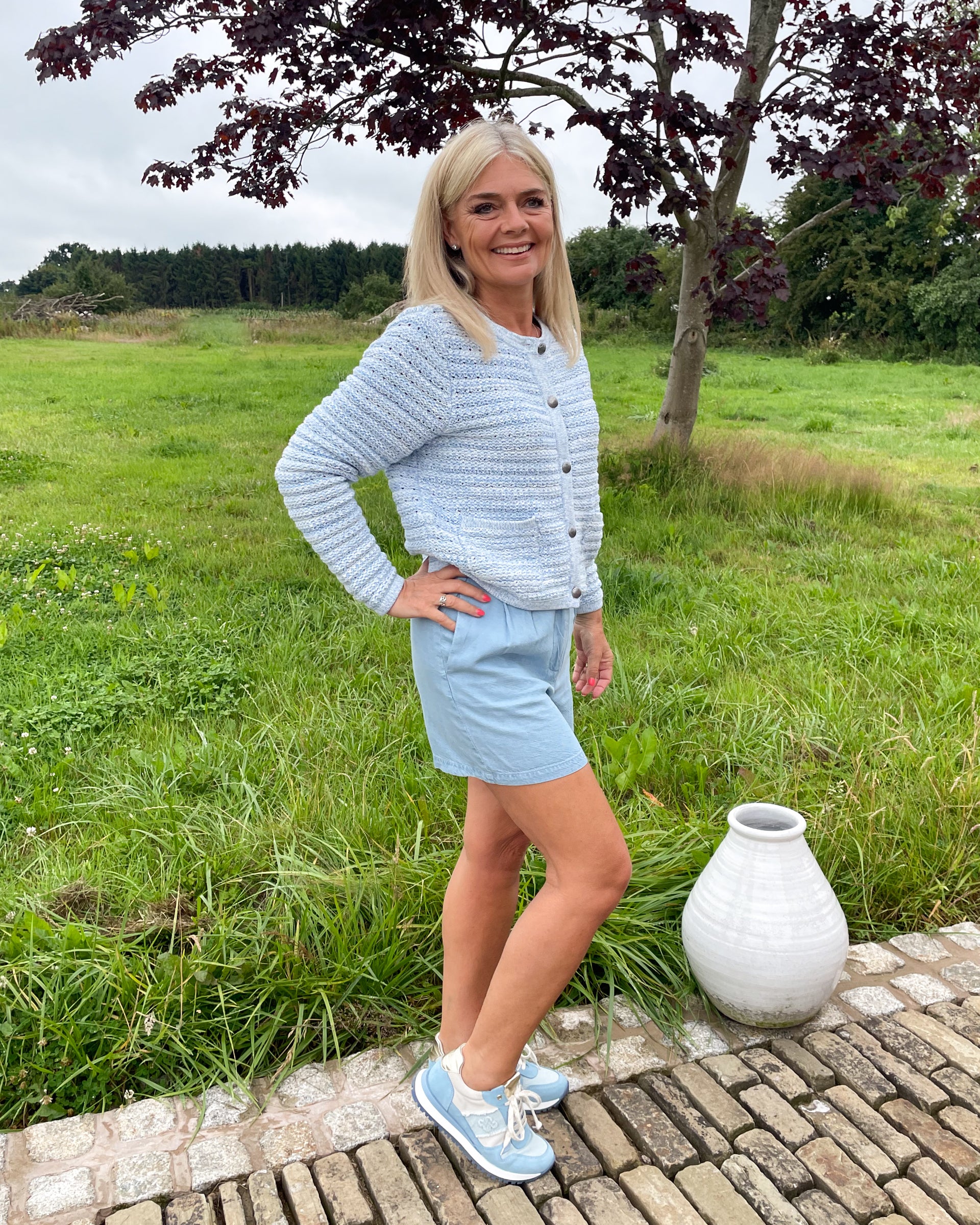 Bryony Blue Cardigan