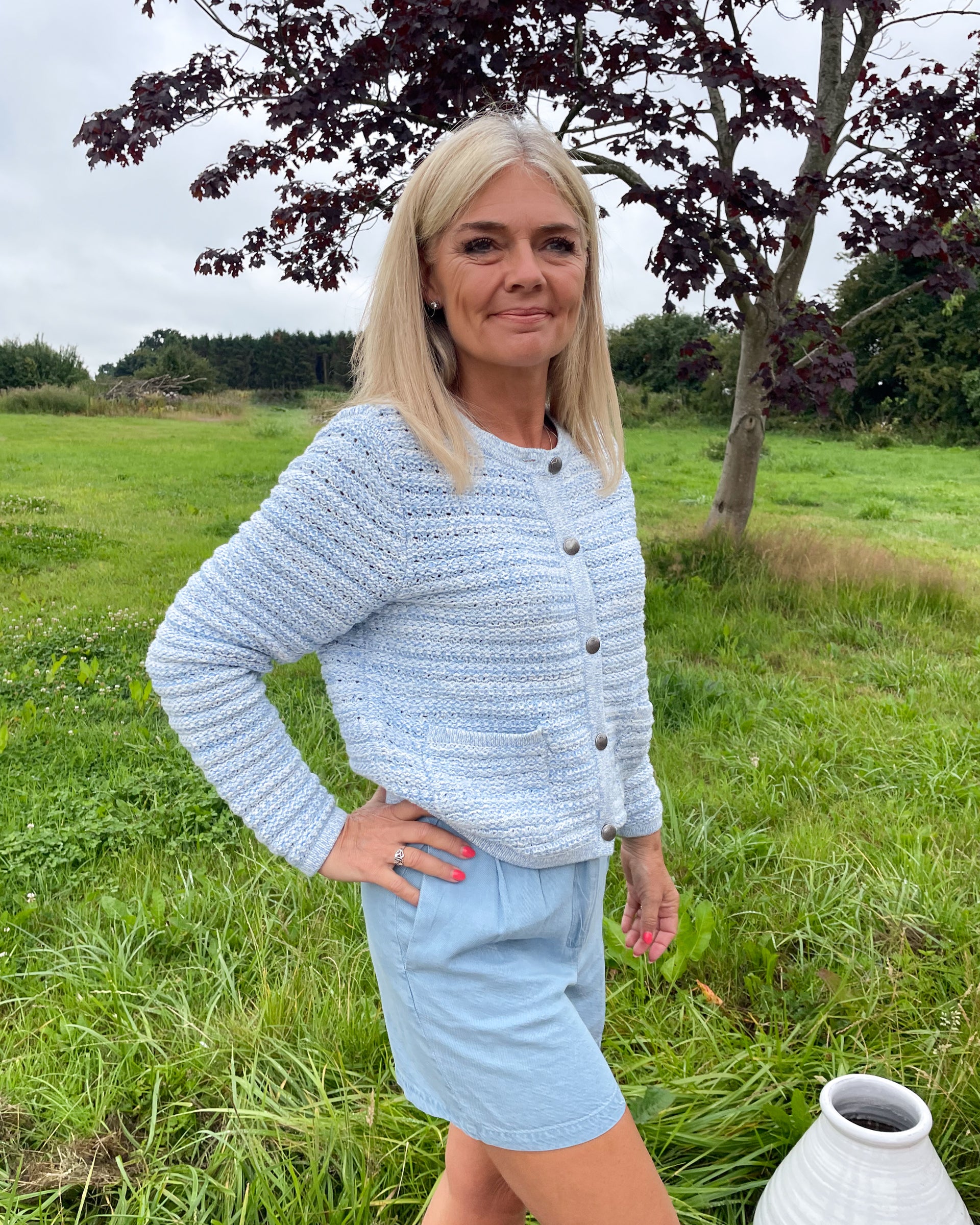 Bryony Blue Cardigan