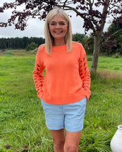 Tristan Orange Knit