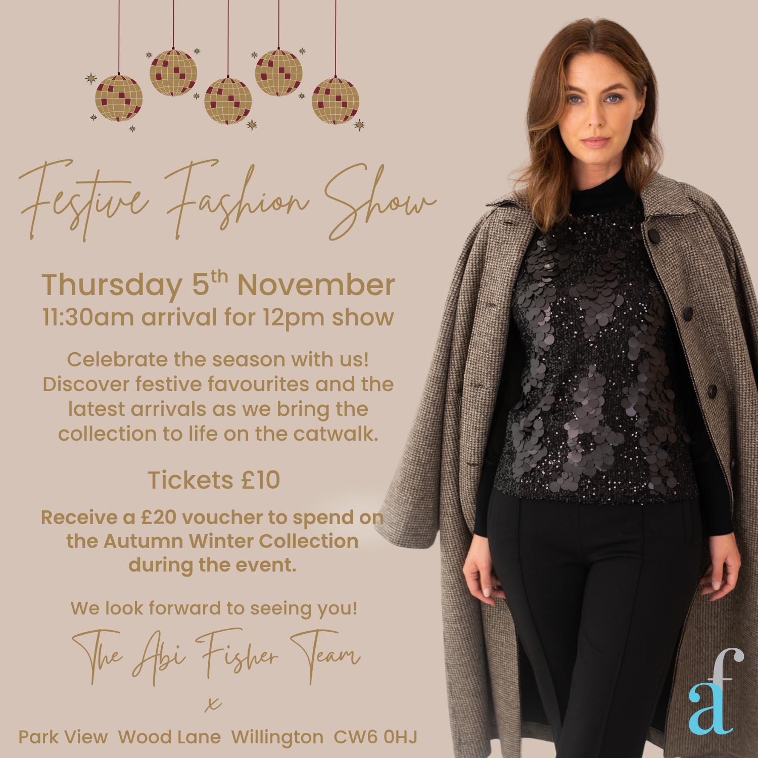 Festive Fashion Show Ticket