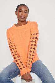 Tristan Orange Knit