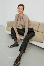 Leather Look Pants